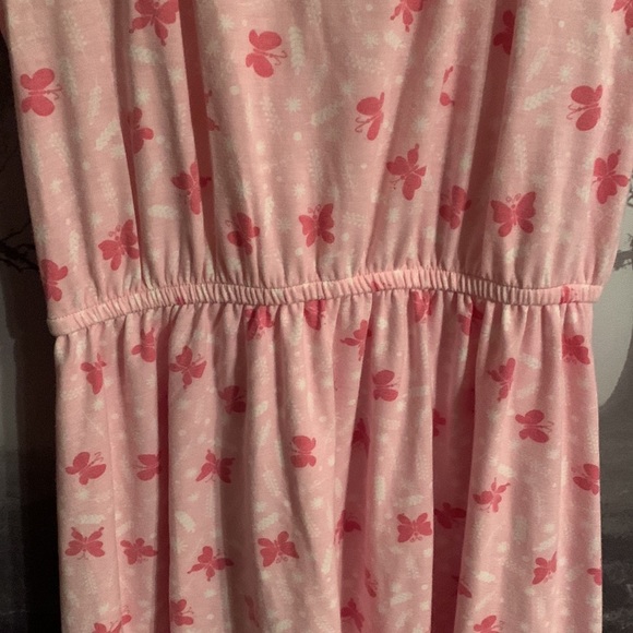 🦋Pink butterfly summer dress 6X - Picture 5 of 8